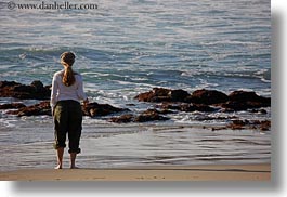 beaches, california, horizontal, jack jill, jills, marin, marin county, north bay, northern california, ocean, people, standing, west coast, western usa, photograph