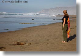 beaches, california, horizontal, jack jill, jills, marin, marin county, north bay, northern california, ocean, people, standing, west coast, western usa, photograph