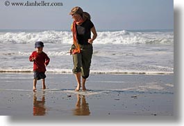 beaches, california, horizontal, jack and jill, jack jill, marin, marin county, north bay, northern california, people, running, west coast, western usa, photograph