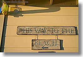 beaches, california, colors, horizontal, marin, marin county, nicks cove, north bay, northern california, signs, tomales bay, west coast, western usa, yellow, photograph