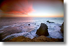 california, coast, horizontal, marin, marin county, north bay, northern california, pacific, rodeo beach, san francisco bay area, slow exposure, sunsets, west coast, western usa, photograph