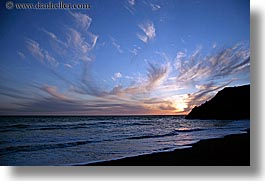 beaches, california, horizontal, marin, marin county, mars, north bay, northern california, rodeo, rodeo beach, san francisco bay area, sunsets, waves, west coast, western usa, photograph