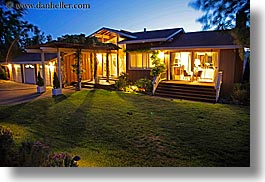 california, exteriors, horizontal, houses, long exposure, marin, marin county, nite, north bay, northern california, san anselmo, tomahawk, west coast, western usa, photograph