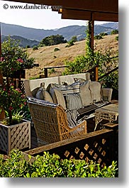 california, deck, exteriors, marin, marin county, north bay, northern california, outside, san anselmo, tomahawk, vertical, west coast, western usa, photograph