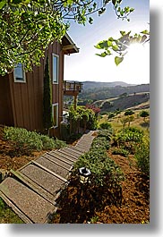 california, exteriors, marin, marin county, north bay, northern california, outside, san anselmo, stairs, tomahawk, vertical, west coast, western usa, photograph