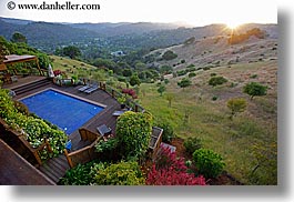 california, exteriors, horizontal, landscapes, marin, marin county, north bay, northern california, pools, san anselmo, tomahawk, west coast, western usa, photograph