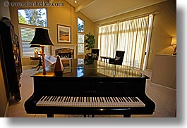 california, horizontal, living, living room, marin, marin county, north bay, northern california, piano, rooms, san anselmo, tomahawk, west coast, western usa, photograph