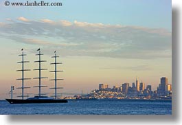 allens, california, horizontal, marin, marin county, north bay, northern california, paul, paul allens yacht, san francisco, sausalito, views, west coast, western usa, yacht, photograph