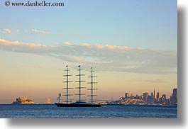 allens, california, horizontal, marin, marin county, north bay, northern california, paul, paul allens yacht, san francisco, sausalito, views, west coast, western usa, yacht, photograph