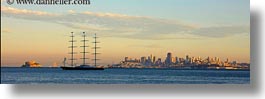 allens, california, horizontal, marin, marin county, north bay, northern california, panoramic, paul, paul allens yacht, san francisco, sausalito, views, west coast, western usa, yacht, photograph