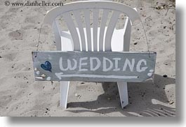 beaches, california, chairs, horizontal, marin, marin county, north bay, northern california, signs, stinson beach, wedding, west coast, western usa, photograph