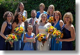 brides, brides maids, california, deirdres, flowers, horizontal, maids, marin, marin county, north bay, northern california, petes, stinson beach, wedding, west coast, western usa, photograph