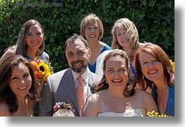 brides, brides maids, california, deirdres, flowers, horizontal, maids, marin, marin county, north bay, northern california, petes, stinson beach, wedding, west coast, western usa, photograph