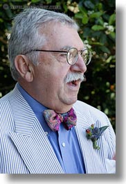 bow, california, deirdre family, marin, marin county, north bay, northern california, people, senior citizen, stinson beach, tie, vertical, wedding, west coast, western usa, photograph