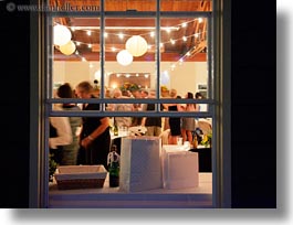 california, glow, horizontal, lanterns, lights, marin, marin county, north bay, northern california, parties, stinson beach, wedding, west coast, western usa, windows, photograph