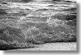 black and white, california, close ups, horizontal, marin, marin county, north bay, northern california, san francisco bay area, waves, west coast, western usa, photograph