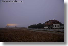 bed and breakfast, california, horizontal, houses, lighthouses, mendocino, slow exposure, west coast, western usa, photograph