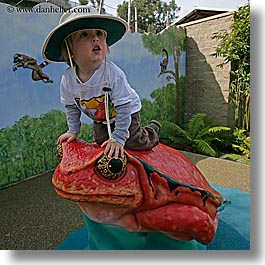 boys, california, childrens, frog, hats, jacks, oakland zoo, red, square format, toddlers, west coast, western usa, photograph