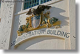 admin, alcatraz, buildings, california, horizontal, san francisco, signs, west coast, western usa, photograph