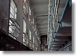 alcatraz, bars, california, horizontal, san francisco, west coast, western usa, photograph