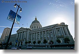 banners, california, city hall, horizontal, san francisco, west coast, western usa, photograph