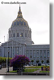 california, city hall, civic center, san francisco, vertical, west coast, western usa, photograph