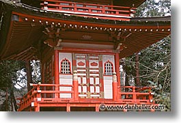 california, golden gate park, horizontal, pagoda, park, san francisco, west coast, western usa, photograph