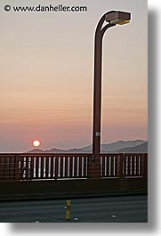 bridge, california, golden gate, golden gate bridge, lampposts, lamps, national landmarks, san francisco, vertical, west coast, western usa, photograph