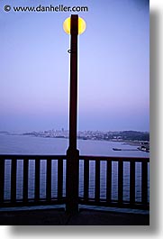 bridge, california, golden gate, golden gate bridge, lampposts, lamps, national landmarks, san francisco, vertical, west coast, western usa, photograph