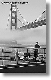 bridge, california, fishing, golden gate, golden gate bridge, national landmarks, san francisco, vertical, west coast, western usa, photograph