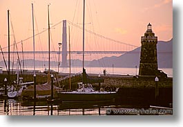 bridge, california, golden gate, golden gate bridge, horizontal, national landmarks, ports, san francisco, west coast, western usa, photograph