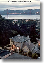 california, homes, houses, lyon, san francisco, vertical, west coast, western usa, photograph