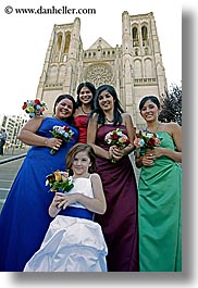 buildings, california, churches, girls, people, religious, san francisco, structures, vertical, west coast, western usa, womens, photograph