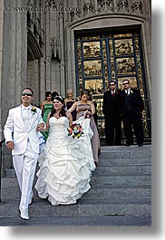 buildings, california, churches, clothes, couples, james, people, rachel, religious, san francisco, structures, sunglasses, vertical, west coast, western usa, photograph