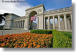 california, flowers, gardens, horizontal, legion of honor, museums, san francisco, west coast, western usa, photograph