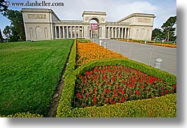 california, flowers, gardens, horizontal, legion of honor, museums, san francisco, west coast, western usa, photograph