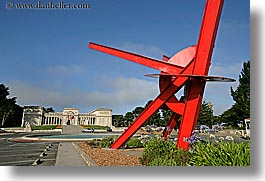 arts, california, horizontal, legion of honor, museums, san francisco, sculptures, steel, west coast, western usa, photograph