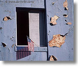 california, flags, horizontal, paint, san francisco, west coast, western usa, photograph