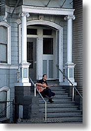 california, fronts, san francisco, stairs, vertical, west coast, western usa, photograph