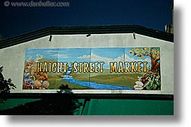 california, haight, horizontal, market, san francisco, streets, west coast, western usa, photograph