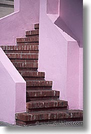 california, pink, san francisco, stairs, vertical, west coast, western usa, photograph