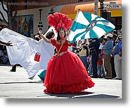 california, carnival, flags, horizontal, people, private industry counsel, queen, san francisco, west coast, western usa, youth opportunity, photograph