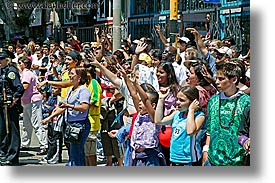 california, carnival, crowds, horizontal, people, private industry counsel, san francisco, screaming, west coast, western usa, youth opportunity, photograph