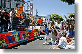 california, carnival, crowds, floats, horizontal, people, private industry counsel, san francisco, west coast, western usa, yo sf, youth opportunity, photograph