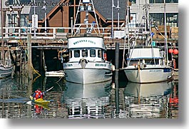 boats, california, fishermen, golden gate bridge, horizontal, piers, san francisco, west coast, western usa, wharf, photograph