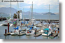 boats, california, horizontal, piers, san francisco, west coast, western usa, wharf, photograph