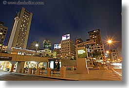 california, garage, horizontal, long exposure, nite, san francisco, union square, west coast, western usa, photograph