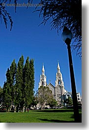 california, churches, paul, peters, san francisco, vertical, washington square, west coast, western usa, photograph