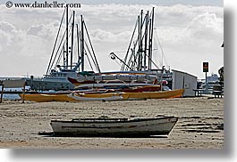 beaches, boats, california, clouds, horizontal, nature, santa barbara, sky, west coast, western usa, photograph