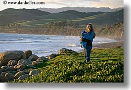 babies, beaches, boys, california, childrens, horizontal, jack and jill, jills, mothers, nature, ocean, people, santa barbara, water, west coast, western usa, womens, photograph